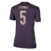 Fotbalové Dres Anglie John Stones #5 Dámské Venkovní ME 2024 Krátký Rukáv